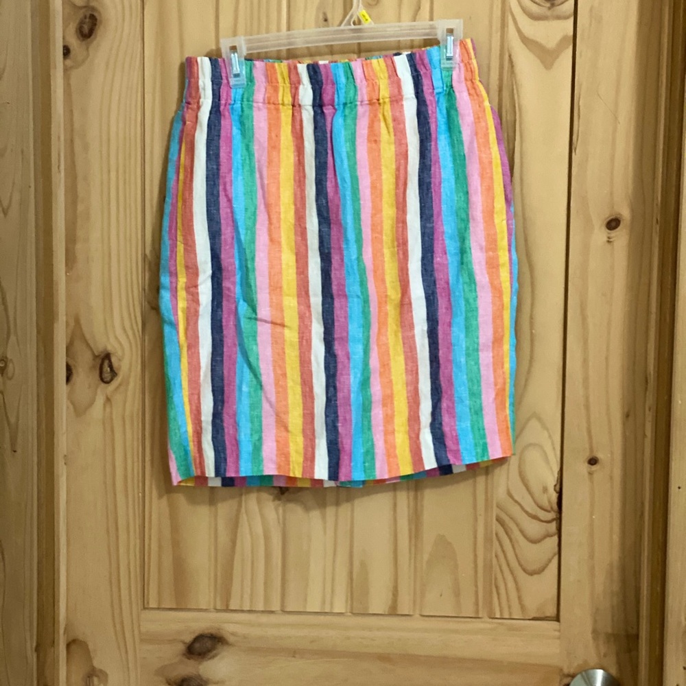 J. Crew linen skirt